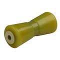 C.E. Smith Keel Roller 8 in. - 5/8 in. ID - TPR w/Bushing White Press In, UPC Label 29703